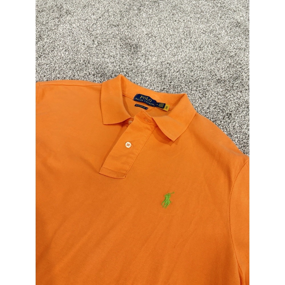 Polo Ralph Lauren short sleeve Men's Cotton Pale Orange Polo Size Medium Classic